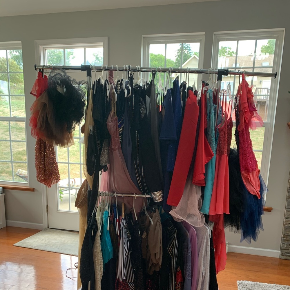 Variety of dance costumes